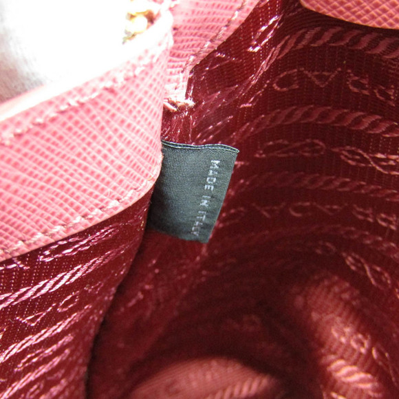 PRADA Pink Saffiano Shoulder Bag - Picture 14 of 16